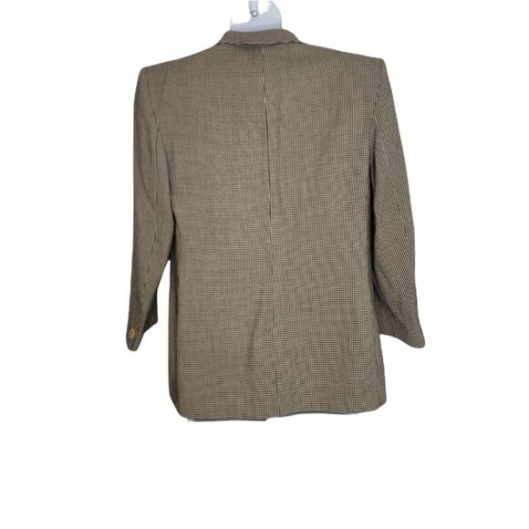 VINTAGE 90s Giorgio Armani blazer checkered plaid boxy oversized unisex 48/XL‎ - Picture 2 of 11